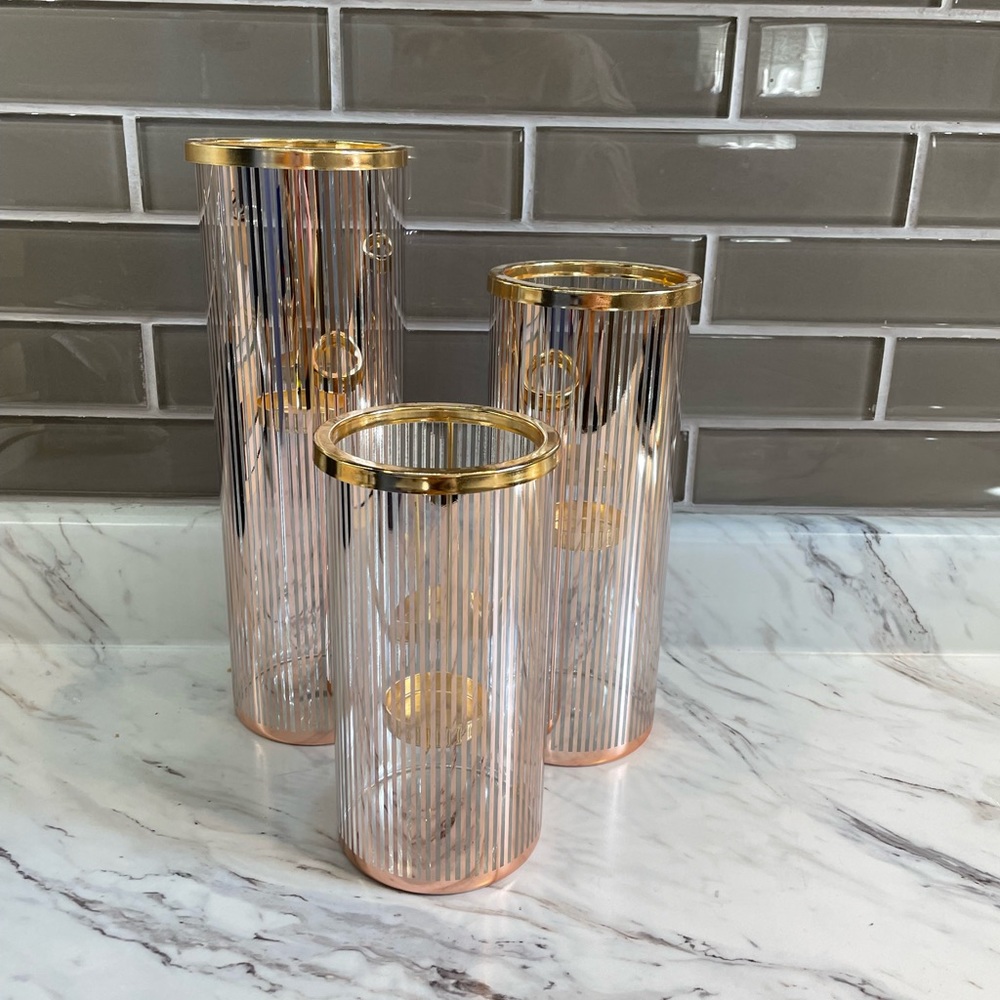 Rose Gold Tealight Holders